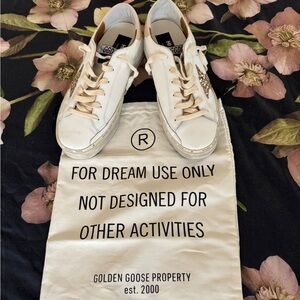 Golden Goose Hi Star Classic Leather Sneakers